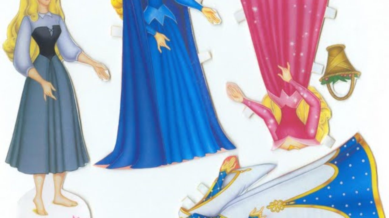Recortables De Dibujos Disney La Bella Durmiente Dibujos Para Cortar Y Colorear