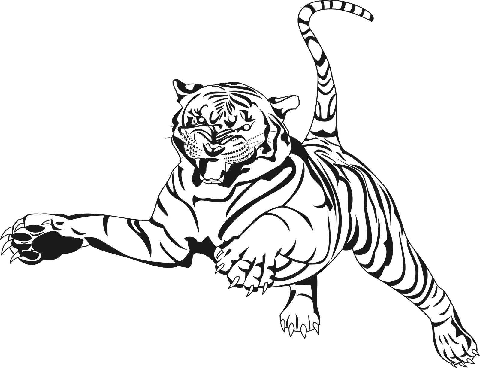 dibujos-colorear-animales-salvajes-tigre-1