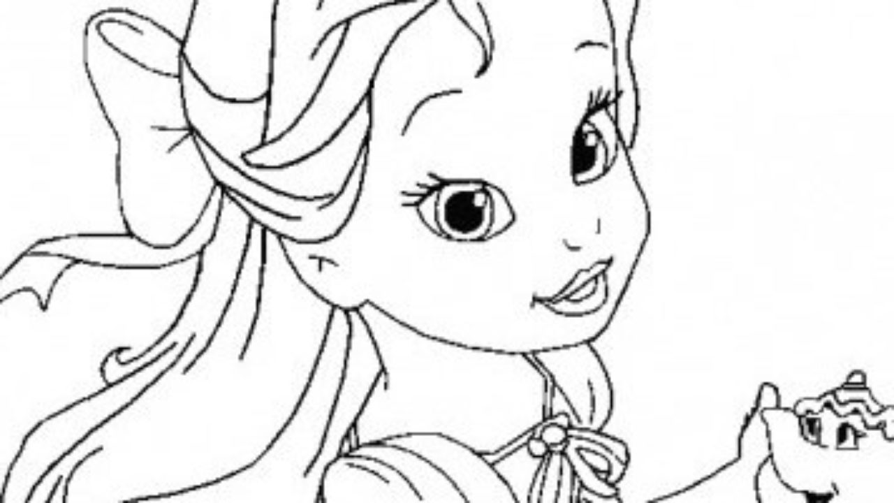 Dibujos Para Colorear De Princesas Bebes La Cenicienta Dibujos Para Cortar Y Colorear