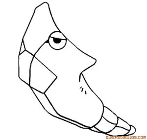 metapod coloring pages printables pokemon