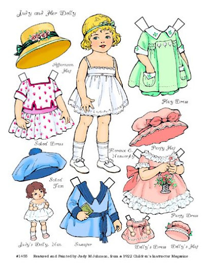 Recortables de muñecas para vestir | Página 3 de 4 | Dibujos para cortar y  colorear