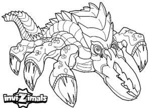 Dibujos para colorear de Invizimals | Scissorbeak