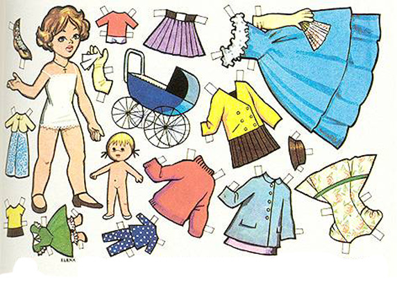 Recortables de muñecas para vestir | Página 2 de 4 | Dibujos para cortar y  colorear