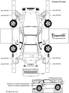 Recortables de coches de Fórmula 1| Porsche 911