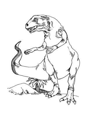 Dibujos para colorear animales prehistóricos: iguanodonte