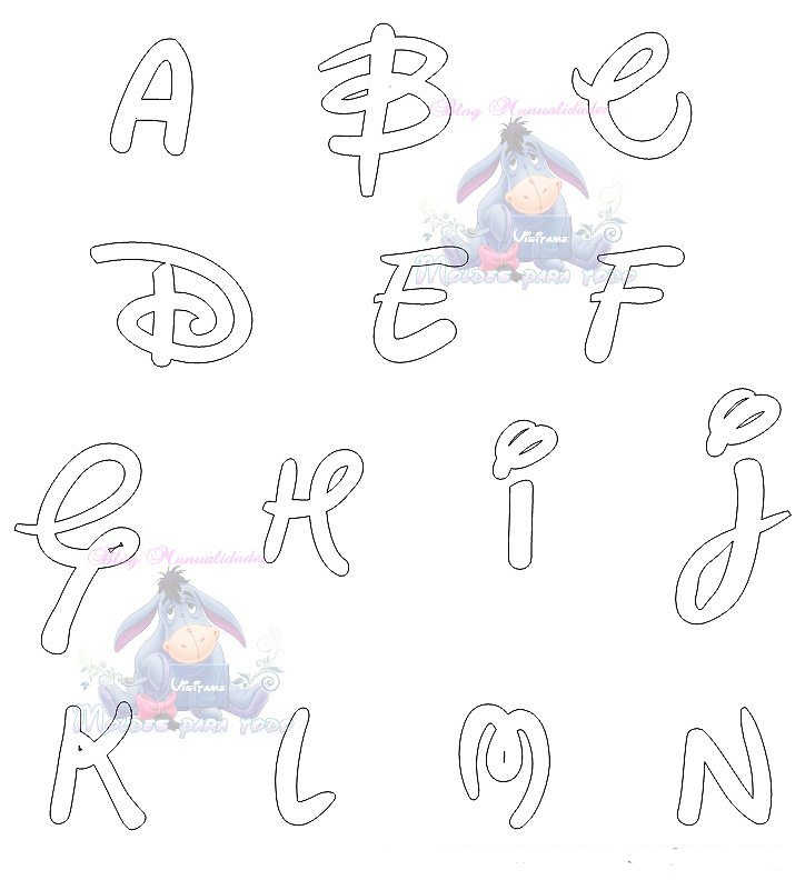 Dibujos para colorear letras Disney | ¡El abecedario de Igor!
