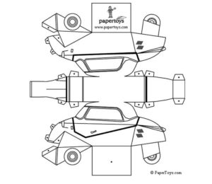 Recortables de coches antiguos| Messerschmitt