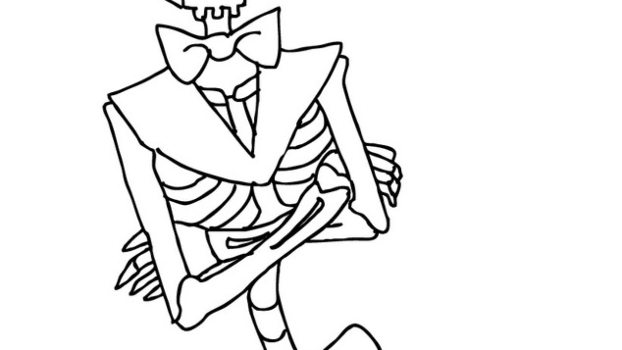 Dibujos Para Colorear Esqueletos Halloween - Para Colorear